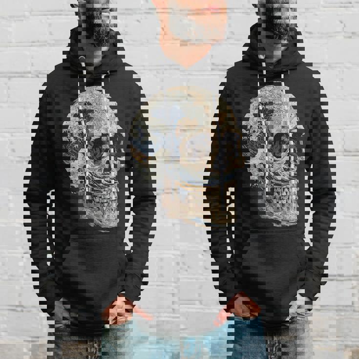 ドクロ 波 日本美術 海 パーカー 彼への贈り物