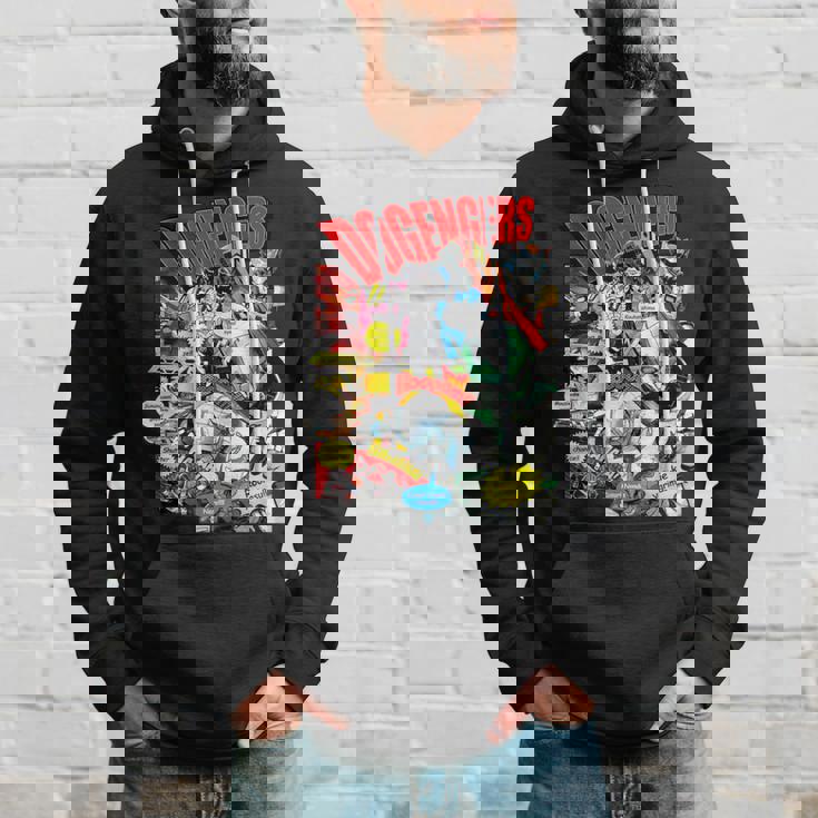 ドゲンジャーズ コミック風 パーカー 彼への贈り物