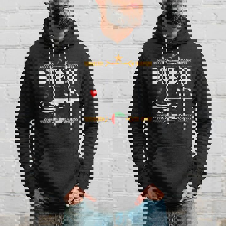 ドバイ アラブ首長国連邦Uaeお土産 おもしろ ラブ ドバイ パーカー 彼への贈り物