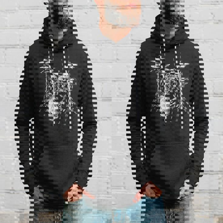 ドラムセットの図面 電子ドラム パーカー 彼への贈り物