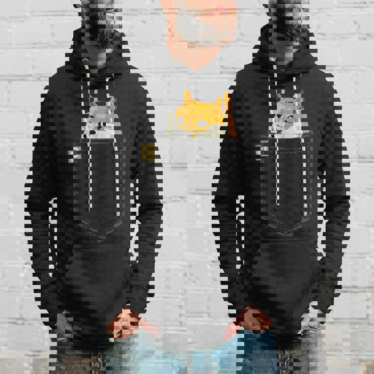 ドージコインシャツフェイクポケットシャツドージコイントゥザムーン パーカー 彼への贈り物