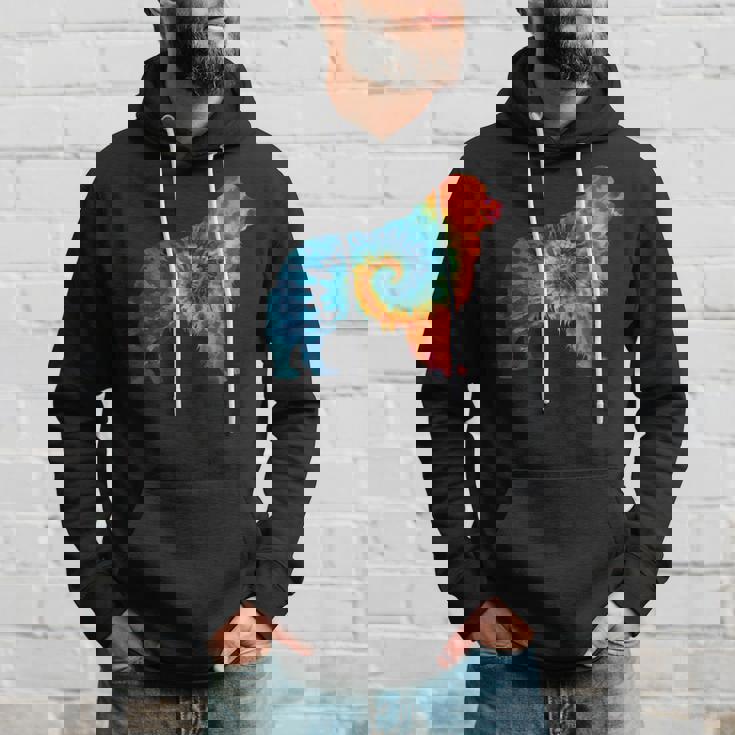 ニューファンドランド犬のレトロなデザイン パーカー 彼への贈り物