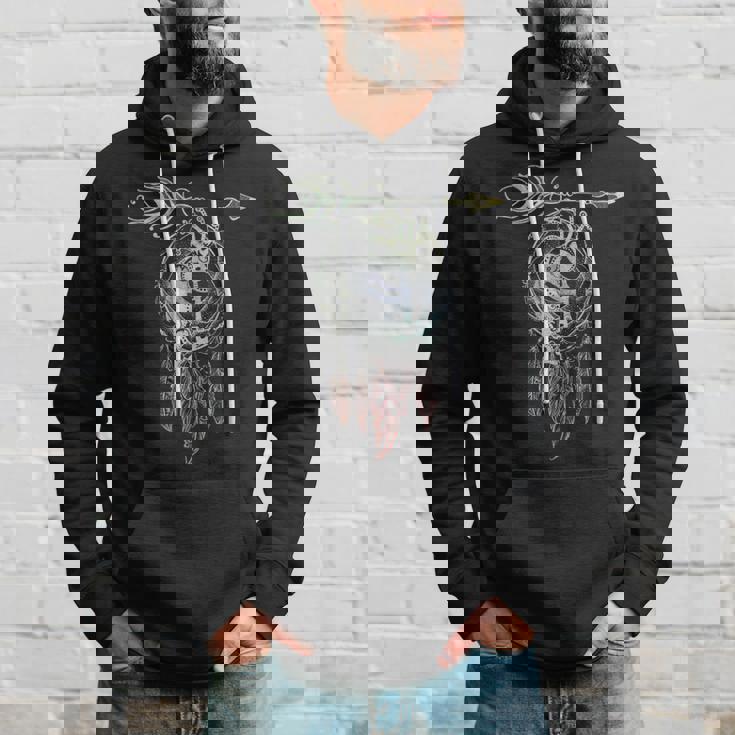 ネイティブアメリカンフィリグリー ココペリ ドリームキャッチャー 3 ファンファン ファン パーカー 彼への贈り物