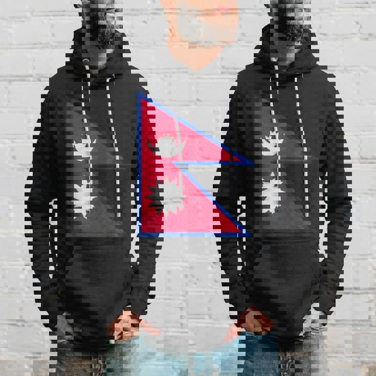 ネパール国旗 パーカー 彼への贈り物