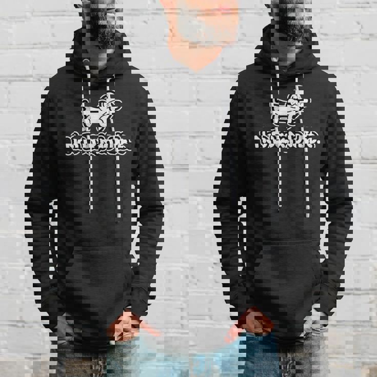 ノー ダックス ノー ライフ No Daxno Life フロント＆バックプリント パーカー 彼への贈り物