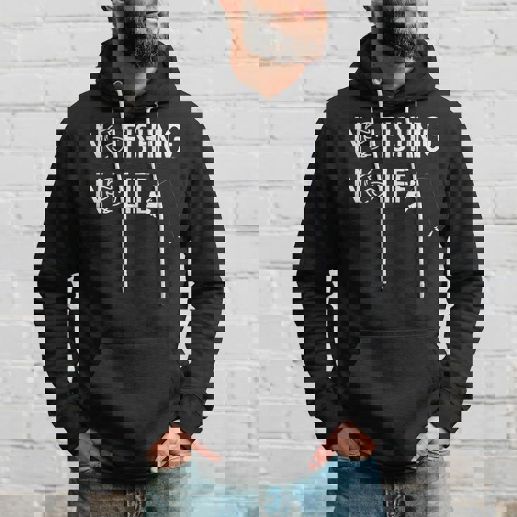 ノーフィッシングノーライフ 釣り竿 漁師 釣り人 面白い 釣り フィッシング おもしろ 釣り堀 海釣り 川釣り パーカー 彼への贈り物