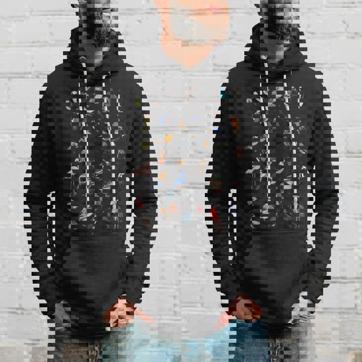 ハシビロコウ カワセミ スズメ 鳥 動物 図 バードウォッチング 贈り物 鳥類学者 生物学者 自然科学 パーカー 彼への贈り物