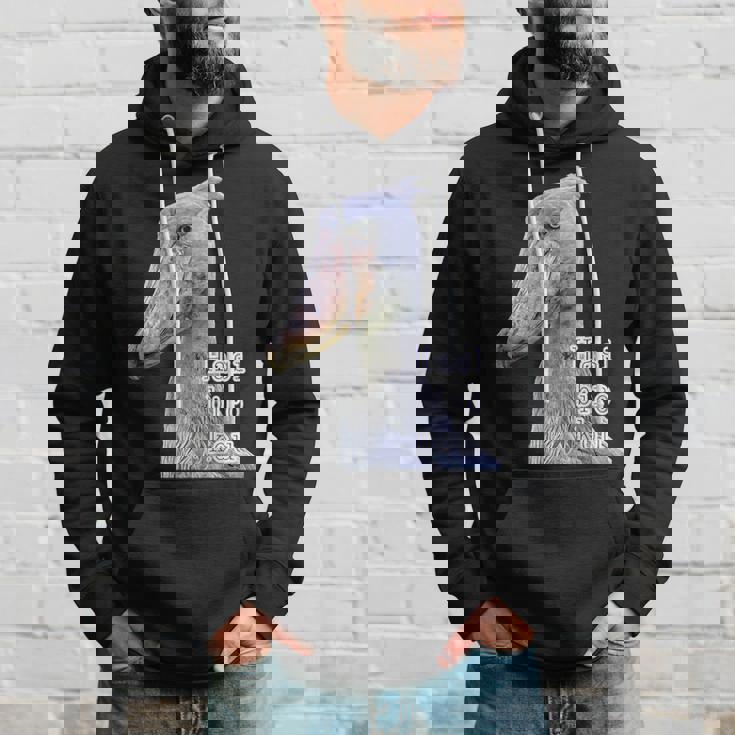 ハシビロコウ『リアルフォト 写真』青い鳥【どうぶつフレンズ】かっこいい 大きな鳥 動物園の生き物 パーカー 彼への贈り物