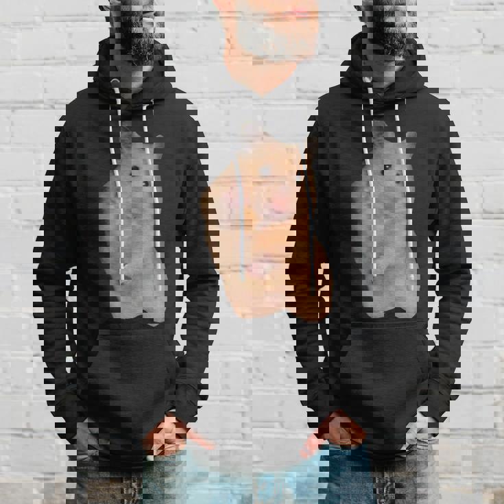 ハムスターミーム ピースサイン付き パーカー 彼への贈り物