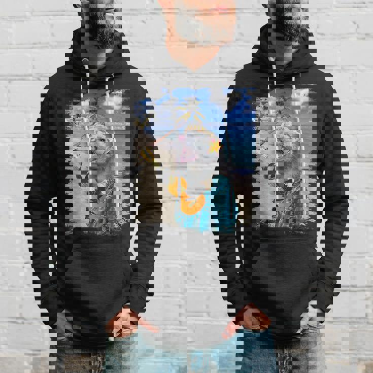 ハワイのトロピカルポッサム、アロハオポッサム。 パーカー 彼への贈り物