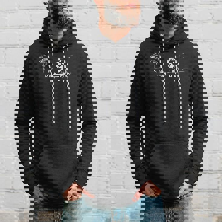 ハワイサーファーのためのサーフハートビートクールウェーブ パーカー 彼への贈り物