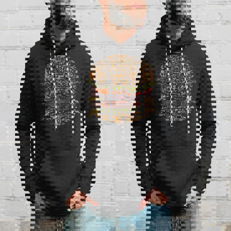 ハンバーガーの面白い食べ物のデザイン。 パーカー 彼への贈り物