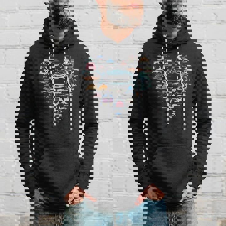 ハート ラブ サメ フェイス ファニー シャルカホリック パーカー 彼への贈り物