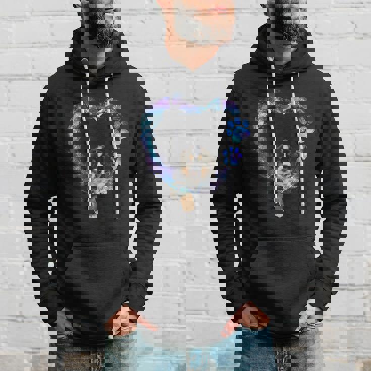 ハートの中の面白いバーニーズマウンテンドッグ パーカー 彼への贈り物