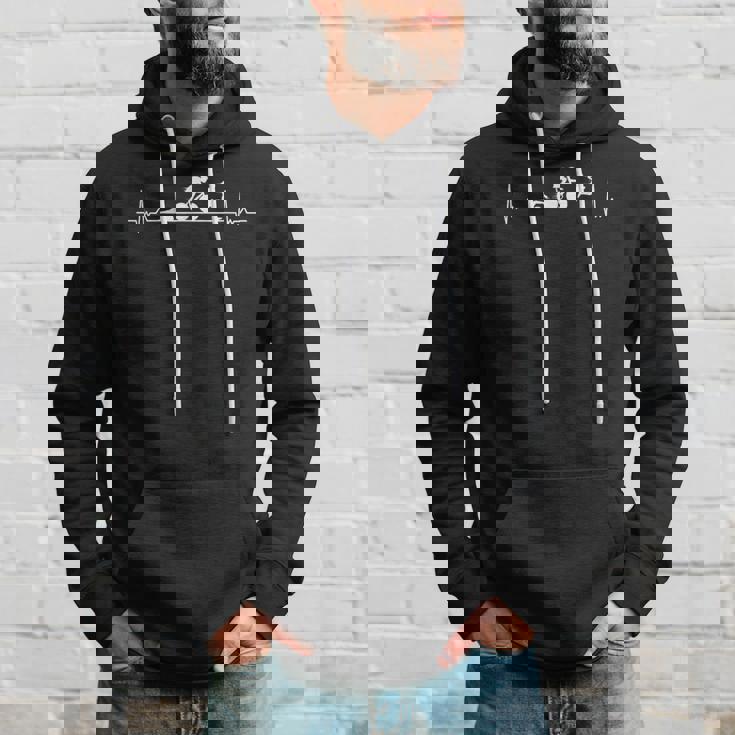 ハートビート トライアスロン スポーツ 水泳 自転車ロードレース ランニング 長距離 トライアスロン部 アイアンマン パーカー 彼への贈り物