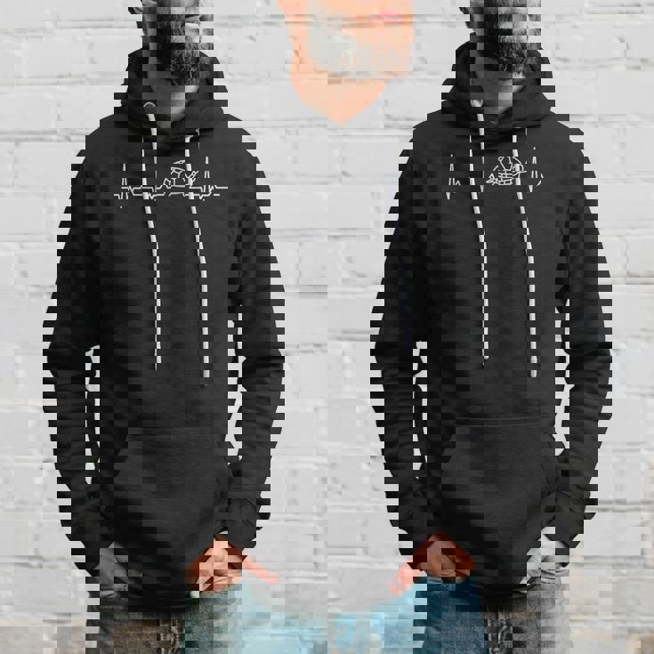 ハートビート 亀 爬虫類 爬虫類カフェ ミドリガメ 亀好き 亀の飼い主 ペット 心電図 パーカー 彼への贈り物