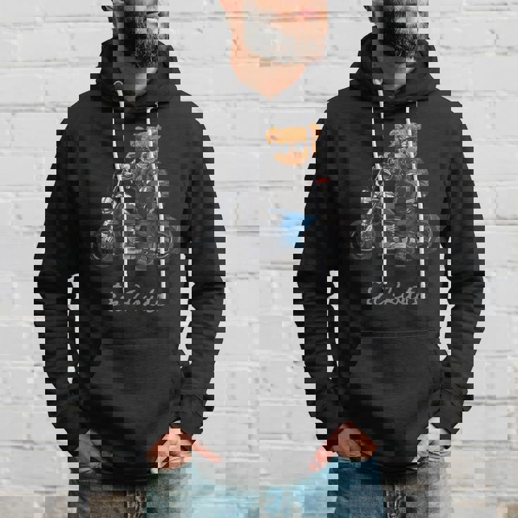 バイク クラシック オートバイ 熊 クルーザー パーカー 彼への贈り物