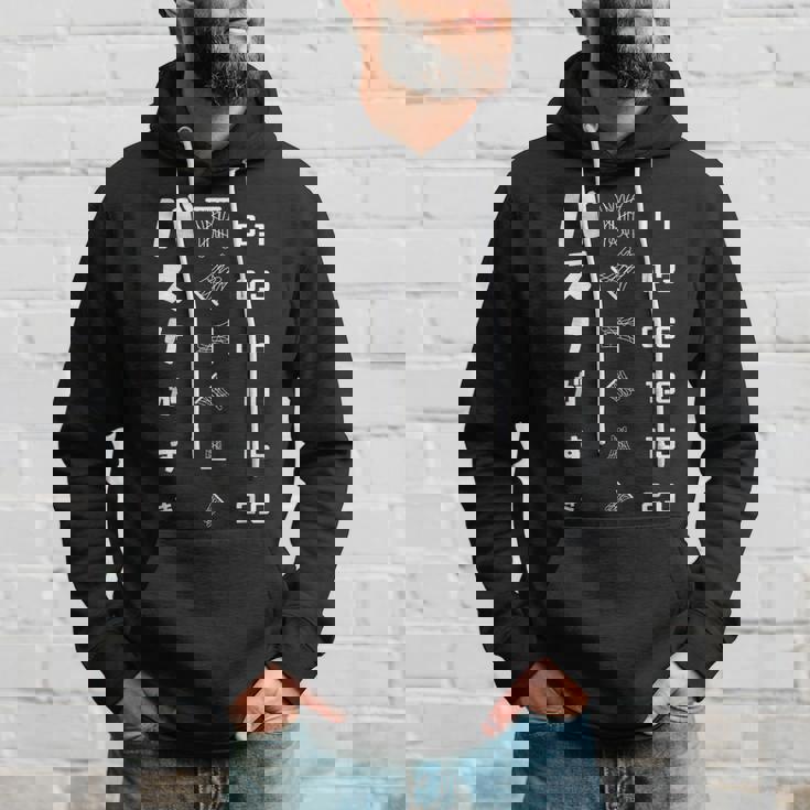 バスケがすき 視力検査 バスケ バスケ部 バスケットボール部 バスケ好き おもしろ バスケットボール パーカー 彼への贈り物