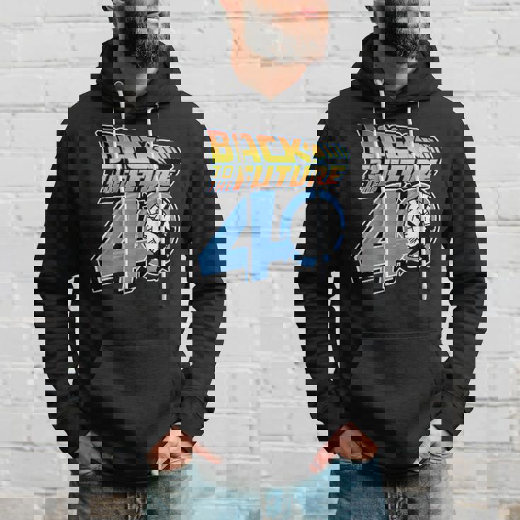 バック・トゥ・ザ・フューチャー 40周年記念 ビデオゲームスタイル F&B パーカー 彼への贈り物