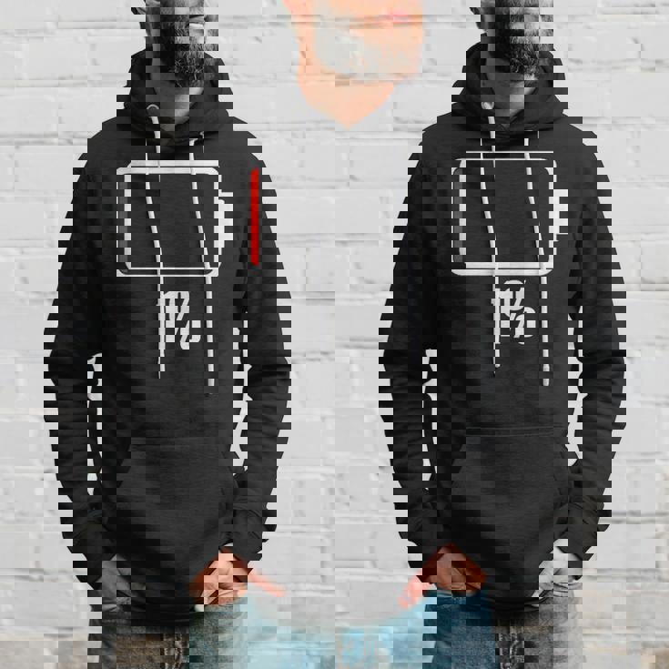 バッテリー 1 残り1 バッテリー切れtシャツ バッテリー残量が少ない パーカー 彼への贈り物