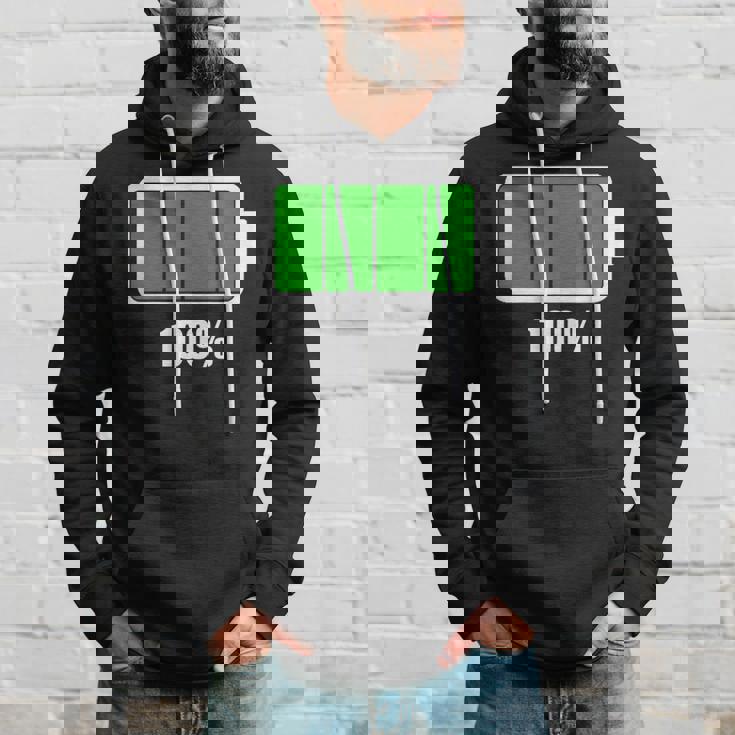 バッテリー 100 シャツ バッテリーフル充電 バッテリー満載 パーカー 彼への贈り物