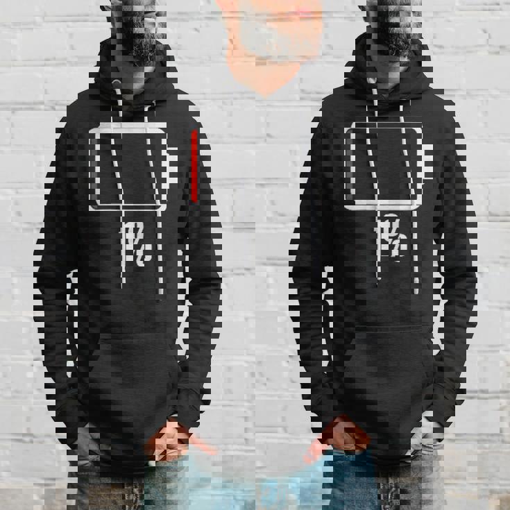 バッテリー1シャツ。バッテリーハート。充電済みバッテリーは空です。 パーカー 彼への贈り物