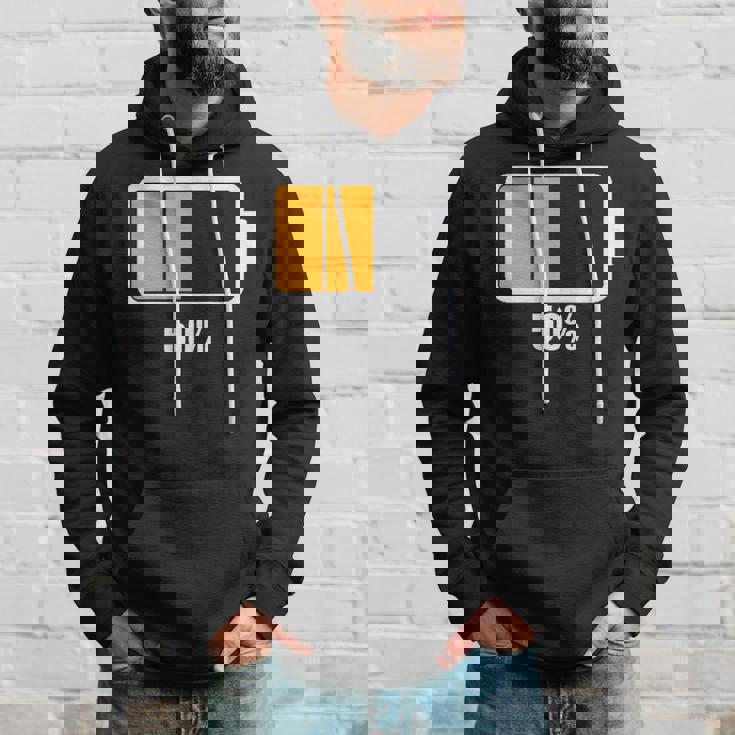 バッテリーハーフ残量50 バッテリーデッドtシャツ バッテリー残量が少ない パーカー 彼への贈り物