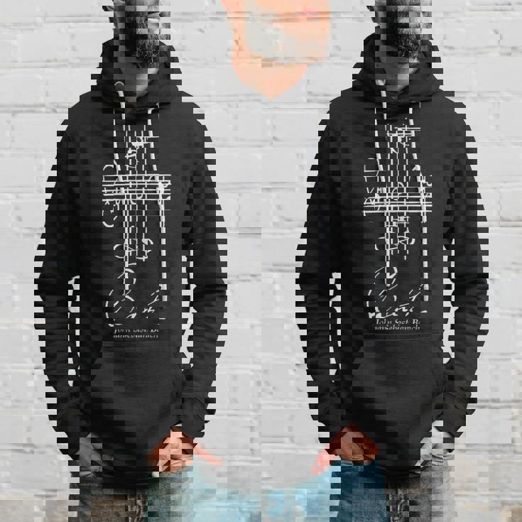 バッハ ミュージカル シグネチャー ノテーション 音楽 クラシック パーカー 彼への贈り物