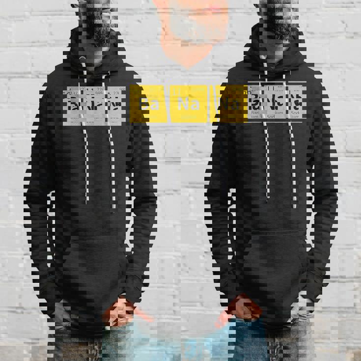 バナナおかしい化学元素周期表食品科学 パーカー 彼への贈り物