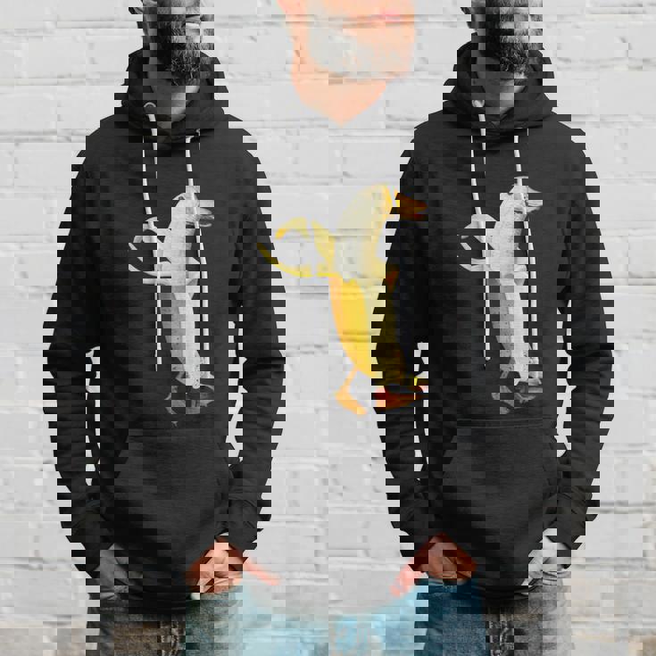 バナナアヒル。おかしいから人形の動物 パーカー 彼への贈り物