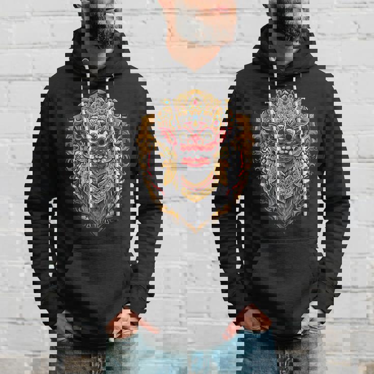 バリ島 バロンマスク バリの神話 邪悪な魔女 神殿 悪魔の女王 ガルダ 神 インドネシア 古い習慣 お土産 ウブド 伝統 パーカー 彼への贈り物