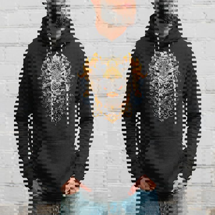 バリ文化 バロンマスク バリ インドネシア パーカー 彼への贈り物