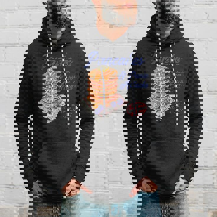 パンケーキとパニック発作 面白い メンタルヘルス 不安 パーカー 彼への贈り物