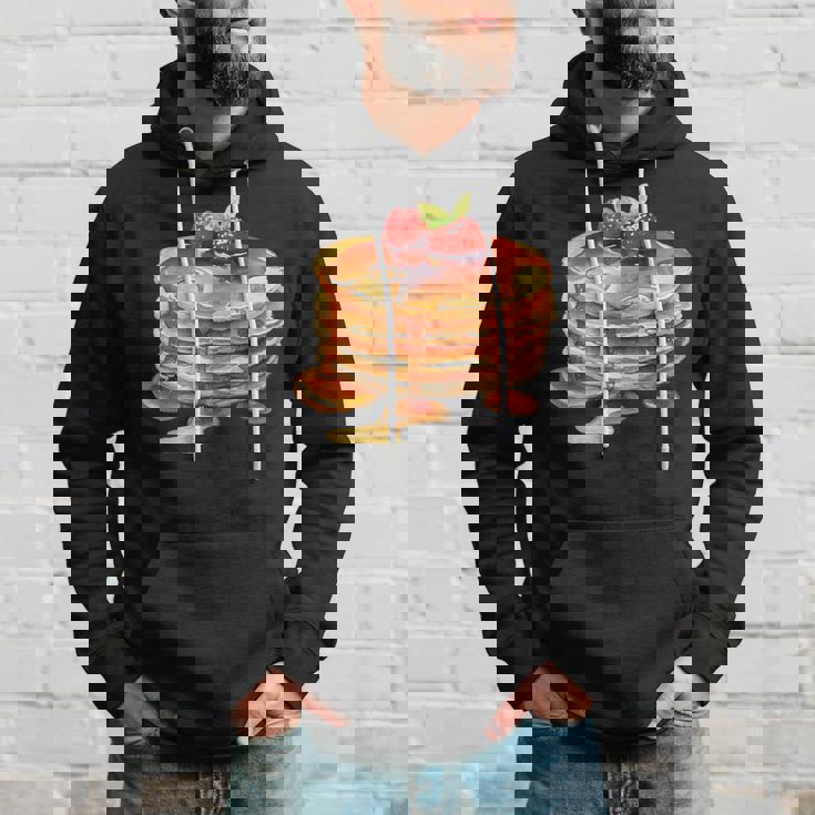 パンケーキシロップ 水彩食品 朝食 ストロベリースイーツ パーカー 彼への贈り物