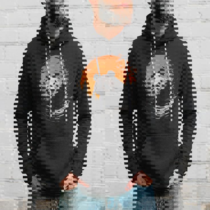 パンダ 森 ポートレート 動物好き 自然 グラフィック パンダ パーカー 彼への贈り物