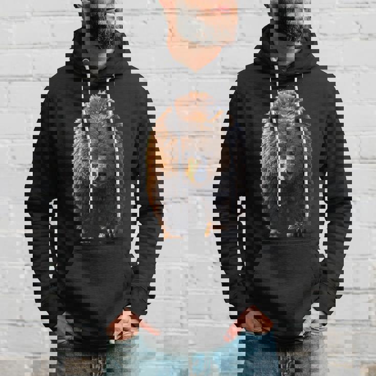 ヒグマ グリズリー ベア ブラザーズ フォレスト ワイルド ヒグマ パーカー 彼への贈り物