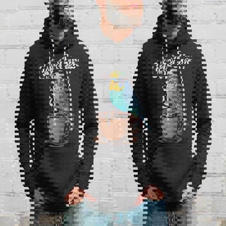 ヒップスター セキセイインコ コーヒー セキセイインコ パーカー 彼への贈り物