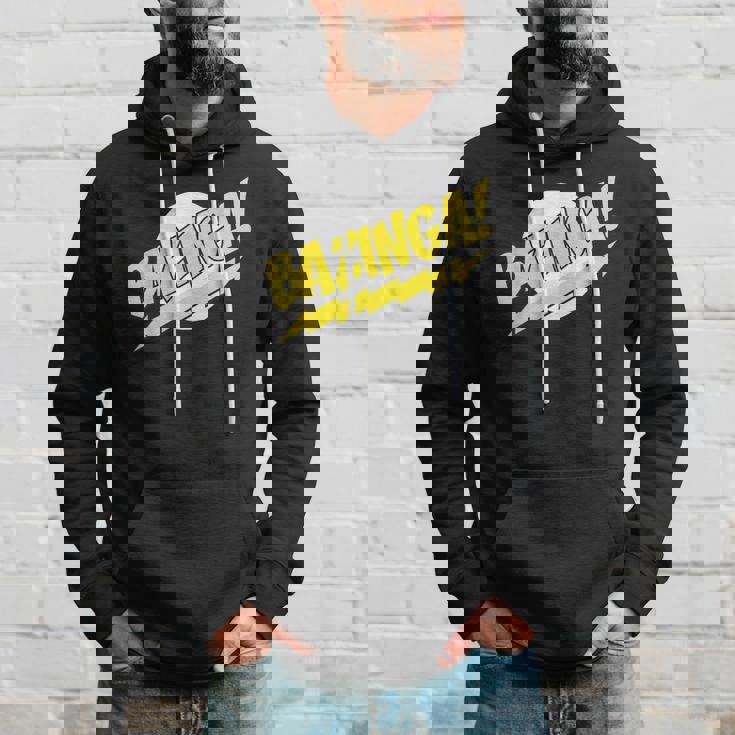 ビッグバン理論ロゴ Bazinga パーカー 彼への贈り物