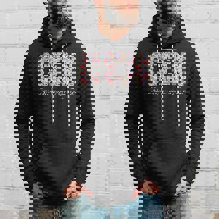 ビンテージcen認定緊急看護師ワイルドフラワーer医師 パーカー 彼への贈り物