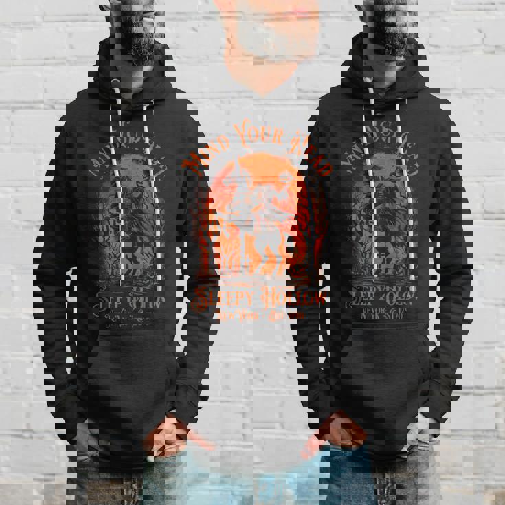 ビンテージマインドユアヘッドスリーピーホローヘッドレスホースマン パーカー 彼への贈り物