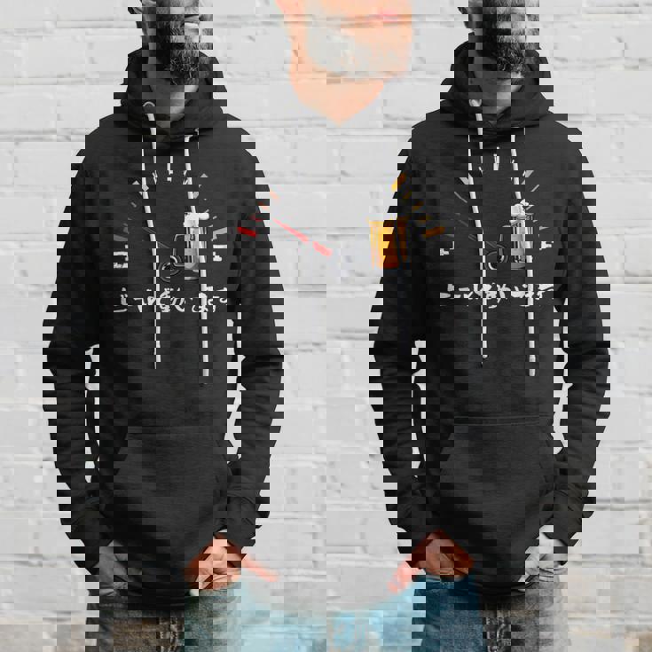 ビールで動いてます 酒 メンズ おもしろ 筆文字 面白い 服 オリジナル おもしろグッズ 文字 ネタ ビール愛好者の誇り パーカー 彼への贈り物