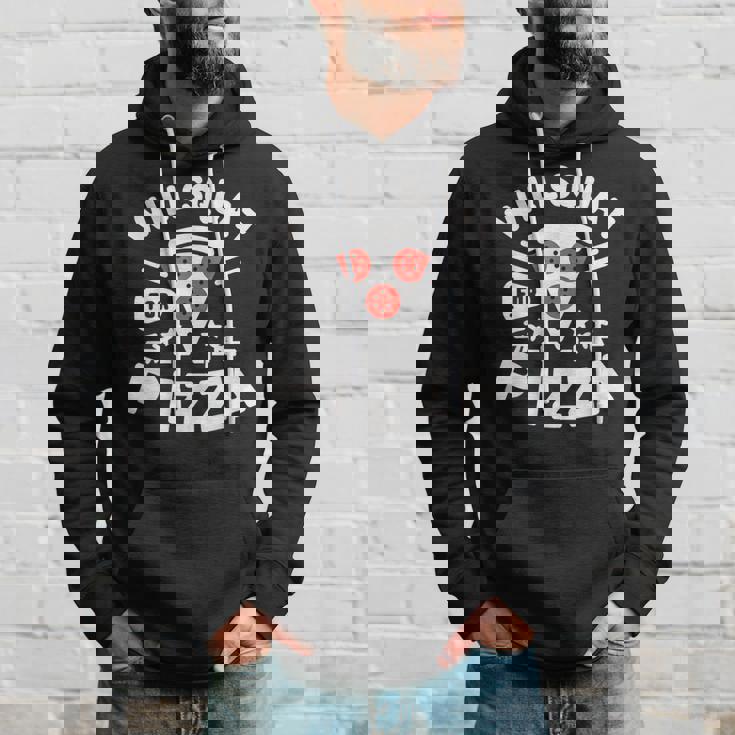 ピザのためにしゃがむ Willquat For Pizza パーカー 彼への贈り物