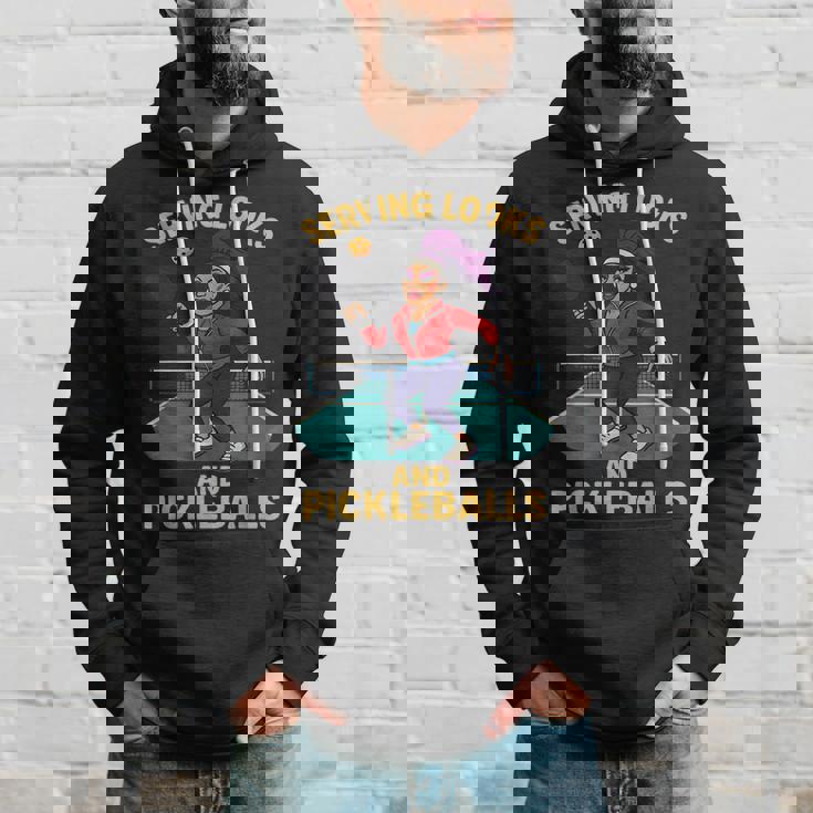 ピックルボールドラッグコート歌姫デザイン。 パーカー 彼への贈り物