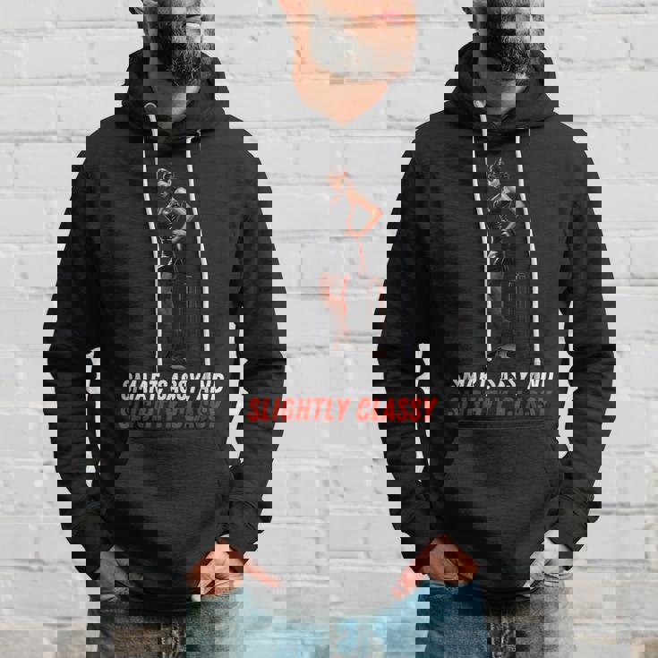 ピンナップガール スマート、生意気、やや上品 パーカー 彼への贈り物