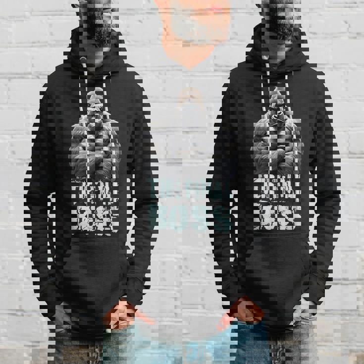 ファイナルボス シルバーバック ゴリラデザイン パーカー 彼への贈り物