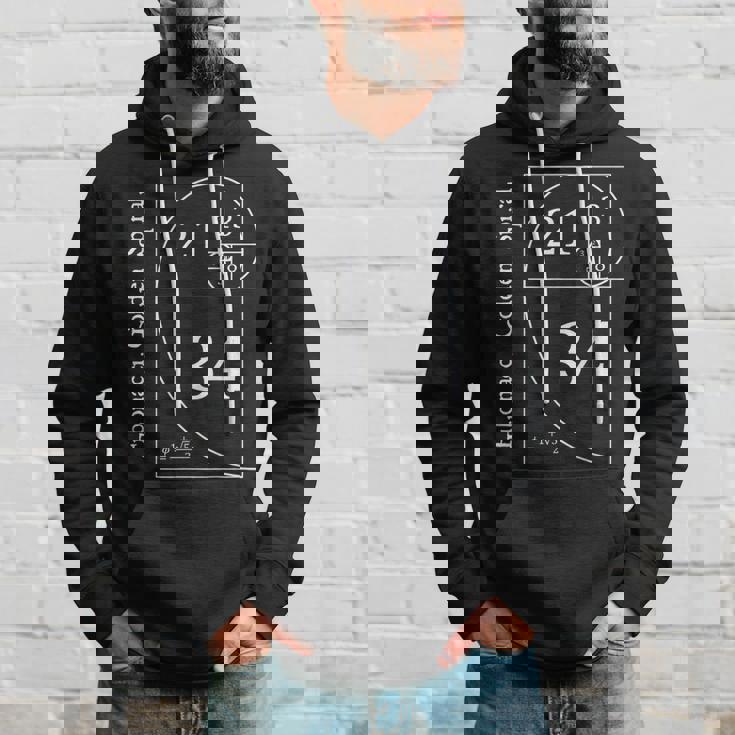 ファニー フィボナッチ ゴールド スパイラル オタク 数学教師 ギフト パーカー 彼への贈り物