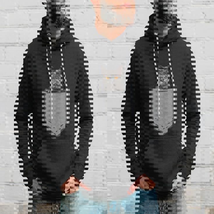 ファニーブリティッシュショートヘア猫 パーカー 彼への贈り物