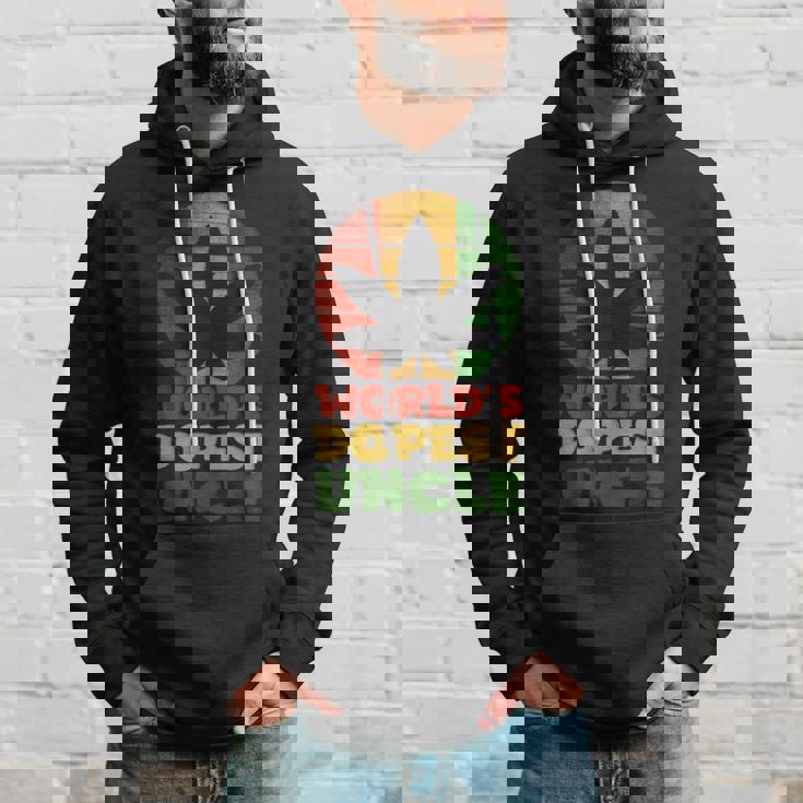 ファニーワールド クールな叔父さん ラスタカラー パーカー 彼への贈り物