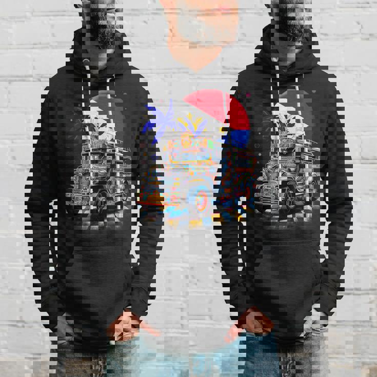 フィリピン 国旗 誇り フィリピン フィリピン ジープニー パーカー 彼への贈り物