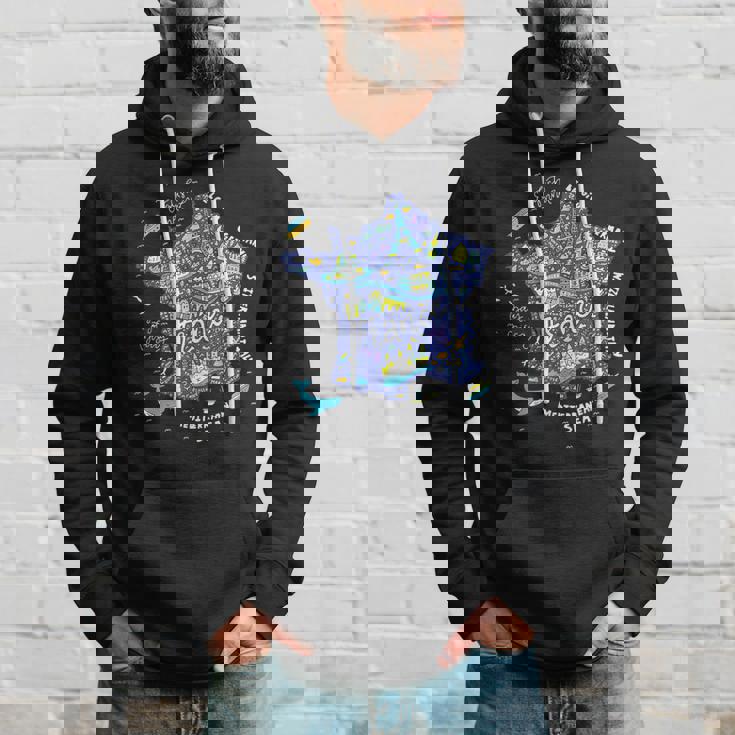 フランス 地図 ヨーロッパ パリ ツアー エッフェル フランス バケーション お土産 パーカー 彼への贈り物